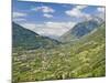 View from Dorf Tyrol over Merano, Towards Reschen Pass and Austria, Western Dolomites, Italy-James Emmerson-Mounted Photographic Print