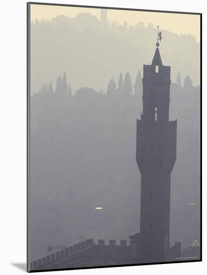 View from Duomo Santa Maria Del Fiore of Hills and Bell Towers, Florence, Tuscany, Italy-Robert Francis-Mounted Photographic Print