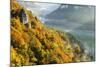 View from Eichfelsen of the Donautal (Danube Valley), Near Beuron, Baden-Wurttemberg, Germany-Jochen Schlenker-Mounted Photographic Print