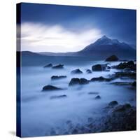 View from Elgol Beach to the Cuillin Hills, Isle of Skye, Scotland, UK-Nadia Isakova-Stretched Canvas