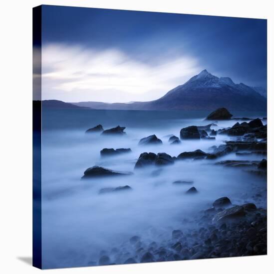 View from Elgol Beach to the Cuillin Hills, Isle of Skye, Scotland, UK-Nadia Isakova-Stretched Canvas