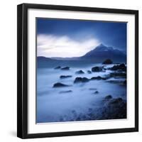 View from Elgol Beach to the Cuillin Hills, Isle of Skye, Scotland, UK-Nadia Isakova-Framed Photographic Print