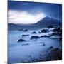 View from Elgol Beach to the Cuillin Hills, Isle of Skye, Scotland, UK-Nadia Isakova-Mounted Photographic Print