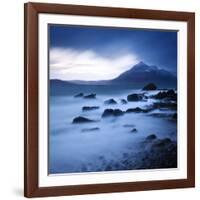 View from Elgol Beach to the Cuillin Hills, Isle of Skye, Scotland, UK-Nadia Isakova-Framed Photographic Print