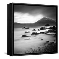 View from Elgol Beach to the Cuillin Hills, Isle of Skye, Scotland, UK-Nadia Isakova-Framed Stretched Canvas