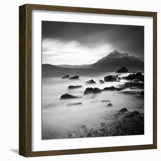 View from Elgol Beach to the Cuillin Hills, Isle of Skye, Scotland, UK-Nadia Isakova-Framed Photographic Print