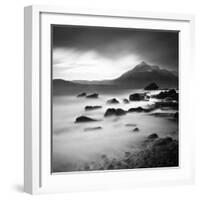 View from Elgol Beach to the Cuillin Hills, Isle of Skye, Scotland, UK-Nadia Isakova-Framed Photographic Print