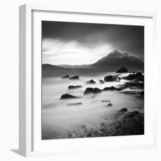 View from Elgol Beach to the Cuillin Hills, Isle of Skye, Scotland, UK-Nadia Isakova-Framed Photographic Print