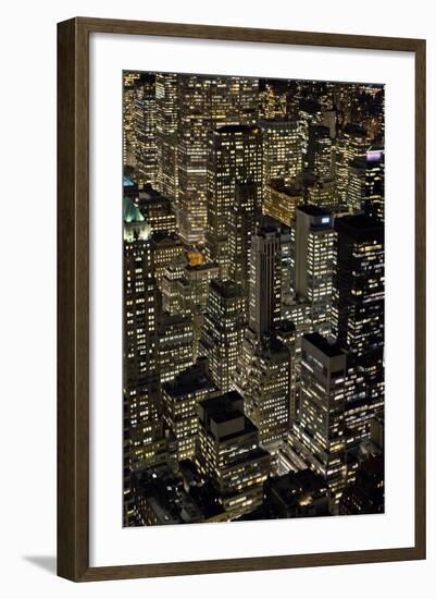 View from Empire State Building at Night-Ben Pipe-Framed Photographic Print