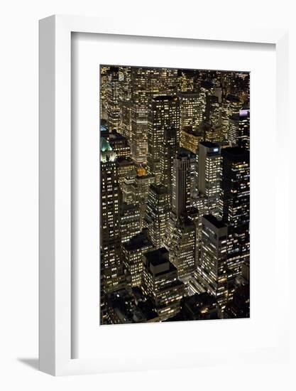 View from Empire State Building at Night-Ben Pipe-Framed Photographic Print