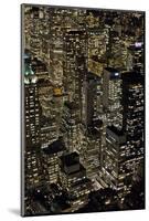 View from Empire State Building at Night-Ben Pipe-Mounted Photographic Print