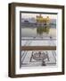View from Entrance Gate of Holy Pool and Sikh Temple, Golden Temple, Amritsar, Punjab State, India-Eitan Simanor-Framed Premium Photographic Print