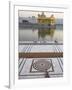 View from Entrance Gate of Holy Pool and Sikh Temple, Golden Temple, Amritsar, Punjab State, India-Eitan Simanor-Framed Photographic Print