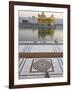 View from Entrance Gate of Holy Pool and Sikh Temple, Golden Temple, Amritsar, Punjab State, India-Eitan Simanor-Framed Photographic Print