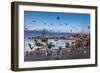 View from Fishing Harbour Towards Old Town, Lagos, Algarve, Portugal-Sabine Lubenow-Framed Photographic Print