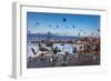 View from Fishing Harbour Towards Old Town, Lagos, Algarve, Portugal-Sabine Lubenow-Framed Photographic Print