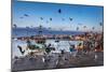 View from Fishing Harbour Towards Old Town, Lagos, Algarve, Portugal-Sabine Lubenow-Mounted Photographic Print