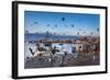 View from Fishing Harbour Towards Old Town, Lagos, Algarve, Portugal-Sabine Lubenow-Framed Photographic Print