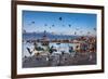 View from Fishing Harbour Towards Old Town, Lagos, Algarve, Portugal-Sabine Lubenow-Framed Photographic Print