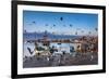 View from Fishing Harbour Towards Old Town, Lagos, Algarve, Portugal-Sabine Lubenow-Framed Photographic Print