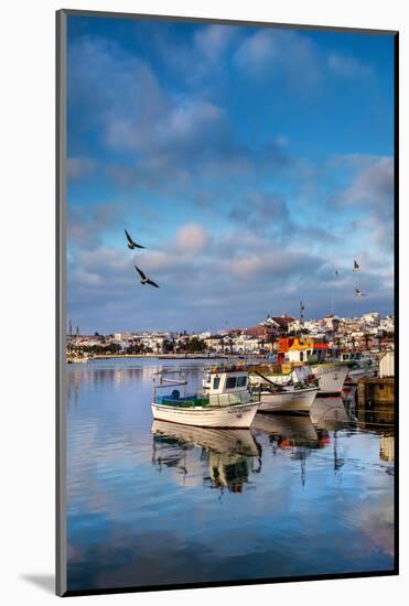 View from Fishing Harbour Towards Old Town, Lagos, Algarve, Portugal-Sabine Lubenow-Mounted Photographic Print