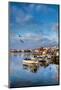 View from Fishing Harbour Towards Old Town, Lagos, Algarve, Portugal-Sabine Lubenow-Mounted Photographic Print