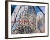 View from Former East Berlin of a Section of Berlin Wall, Berlin, Germany-Gavin Hellier-Framed Photographic Print