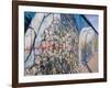View from Former East Berlin of a Section of Berlin Wall, Berlin, Germany-Gavin Hellier-Framed Photographic Print