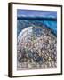 View from Former East Berlin of Section of Berlin Wall, Berlin, Germany-Gavin Hellier-Framed Photographic Print