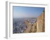 View from Fort of Blue Houses of Brahmin Caste Residents of City, Jodhpur, Rajasthan State, India-Harding Robert-Framed Photographic Print