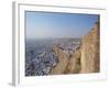View from Fort of Blue Houses of Brahmin Caste Residents of City, Jodhpur, Rajasthan State, India-Harding Robert-Framed Photographic Print
