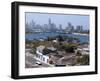 View from Fort San Felipe Towards Boca Grande, Cartagena, Colombia, South America-Ethel Davies-Framed Photographic Print