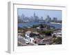 View from Fort San Felipe Towards Boca Grande, Cartagena, Colombia, South America-Ethel Davies-Framed Photographic Print