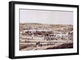 View from Gamble's Hill, Richmond, Virginia, from 'Album of Virginia', 1858-Edward Beyer-Framed Giclee Print