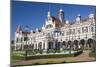 View from gardens to the imposing facade of Dunedin Railway Station, Anzac Square, Dunedin, Otago, -Ruth Tomlinson-Mounted Photographic Print