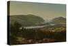 View from Garrison, West Point, New York, 1870 (Oil on Canvas)-David Johnson-Stretched Canvas