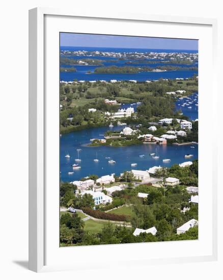 View from Gibbs Hill Overlooking Southampton Parish, Bermuda-Gavin Hellier-Framed Photographic Print