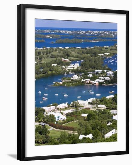 View from Gibbs Hill Overlooking Southampton Parish, Bermuda-Gavin Hellier-Framed Photographic Print