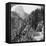 View from Glacier Canyon to Half Dome, Yosemite Valley, California, USA, 1902-Underwood & Underwood-Framed Stretched Canvas