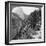 View from Glacier Canyon to Half Dome, Yosemite Valley, California, USA, 1902-Underwood & Underwood-Framed Premium Giclee Print