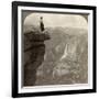 View from Glacier Point, Yosemite Valley, California, USA, 1902-Underwood & Underwood-Framed Giclee Print