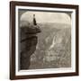 View from Glacier Point, Yosemite Valley, California, USA, 1902-Underwood & Underwood-Framed Giclee Print