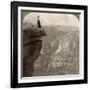 View from Glacier Point, Yosemite Valley, California, USA, 1902-Underwood & Underwood-Framed Giclee Print