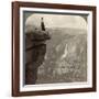 View from Glacier Point, Yosemite Valley, California, USA, 1902-Underwood & Underwood-Framed Giclee Print