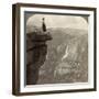 View from Glacier Point, Yosemite Valley, California, USA, 1902-Underwood & Underwood-Framed Giclee Print