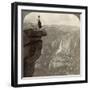 View from Glacier Point, Yosemite Valley, California, USA, 1902-Underwood & Underwood-Framed Giclee Print