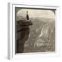 View from Glacier Point, Yosemite Valley, California, USA, 1902-Underwood & Underwood-Framed Giclee Print