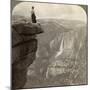 View from Glacier Point, Yosemite Valley, California, USA, 1902-Underwood & Underwood-Mounted Giclee Print