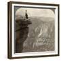 View from Glacier Point, Yosemite Valley, California, USA, 1902-Underwood & Underwood-Framed Giclee Print