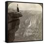 View from Glacier Point, Yosemite Valley, California, USA, 1902-Underwood & Underwood-Framed Stretched Canvas